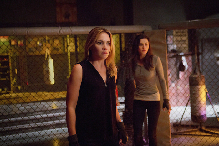 The Originals -- "Heart Shaped Box" -- Image Number: OG313a_0207.jpg -- Pictured (L-R): Leah Pipes as Cami and Phoebe Tonkin as Hayley -- Photo: Eli Joshua Ade/The CW -- ÃÂ© 2016 The CW Network, LLC. All rights reserved.